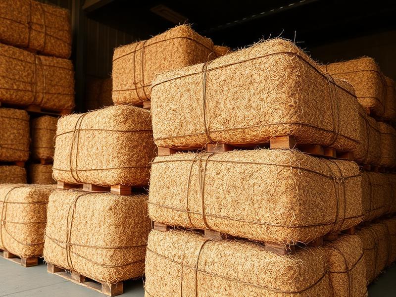 Coir fibre bales